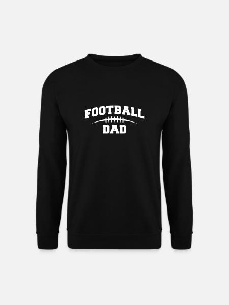 Football Dad Vater Vatertag Geschenk - Unisex Pullover - Schwarz