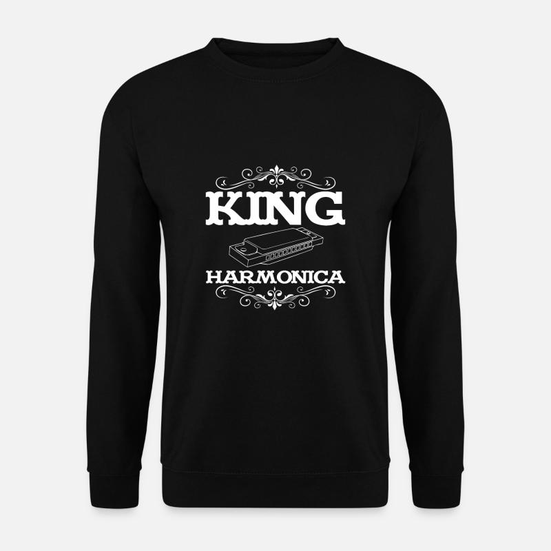 Chemise Harmonica King Harmonica enfant - Sweat-shirt Unisexe - noir