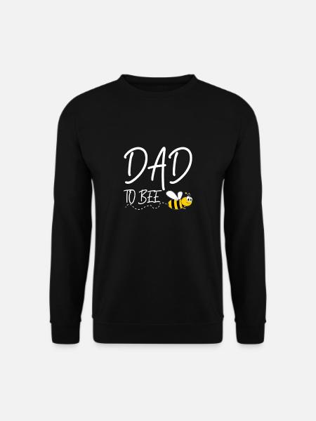 Dad To Bee Expectant Father Dad T-Shirt 2021 - Unisex Sweatshirt - black