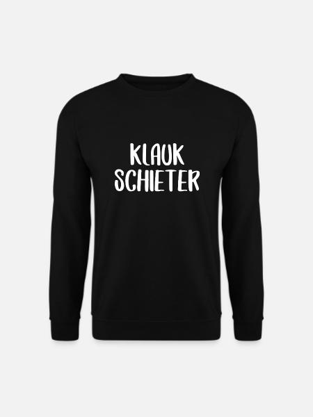 Klugscheißer klug Plattdeutsch platt deutsch - Unisex Pullover - Schwarz