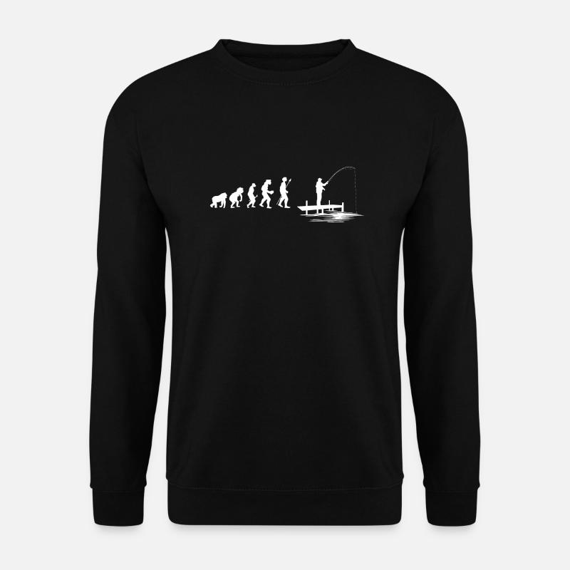 Pêche Evolution - Sweat-shirt Unisexe - noir