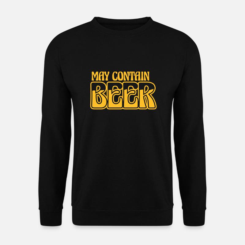 May Contain Beer Logo - Unisex Pullover - Schwarz