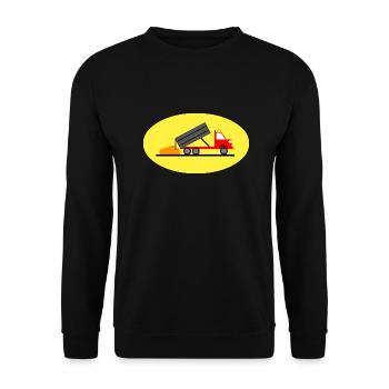 Camion - Sweat-shirt Unisexe - noir - Devant - Alina (178cm) & Michal (187cm)