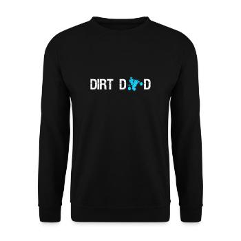 Dirt Dad Quad Driver Shirt Gift - Unisex Sweatshirt - black - Front - Alina (178cm) & Michal (187cm)