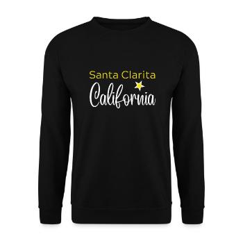 Santa Clarita California - Sweat-shirt Unisexe - noir - Devant - Alina (178cm) & Michal (187cm)