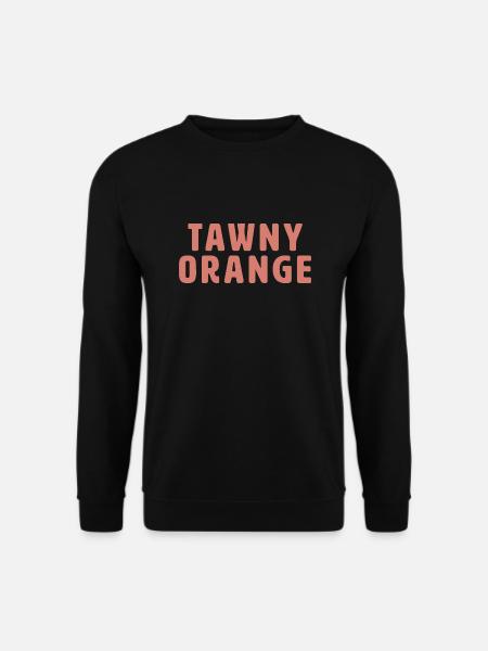 Tawny Orange - Unisex Pullover - Schwarz