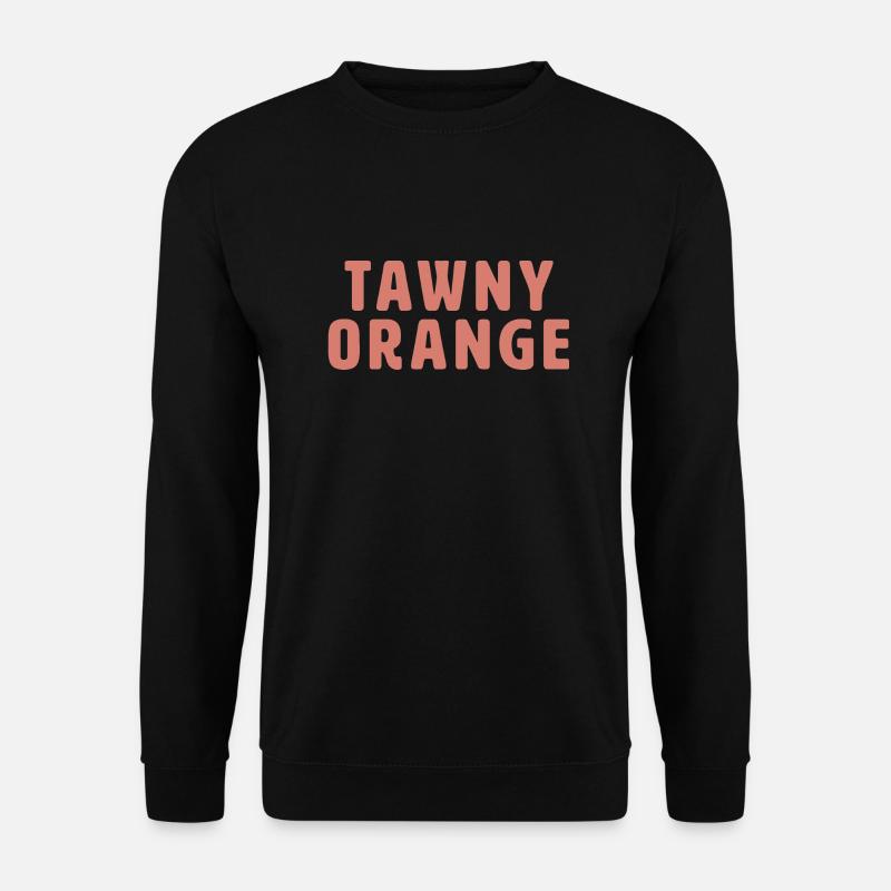 Tawny Orange - Unisex Pullover - Schwarz