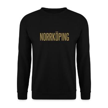 Norrköping - Sweat-shirt Unisexe - noir - Devant - Alina (178cm) & Michal (187cm)