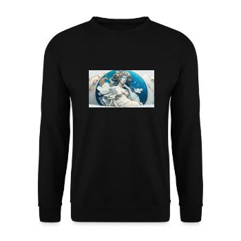 Terra World - Unisex Pullover - Schwarz - Vorne - Alina (178cm) & Michal (187cm)