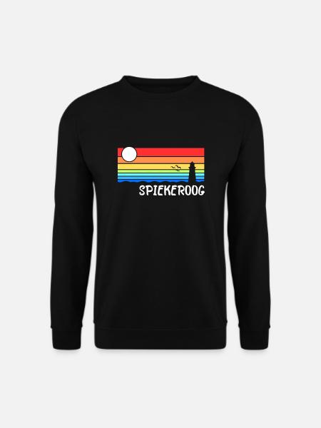 Spiekeroog Nordsee Ostfriesische Insel Geschenk - Unisex Pullover - Schwarz