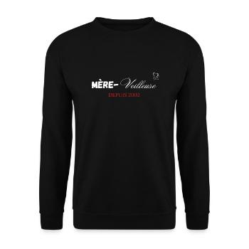 Mère veilleuse depuis 2002 - Sweat-shirt Unisexe - noir - Devant - Alina (178cm) & Michal (187cm)