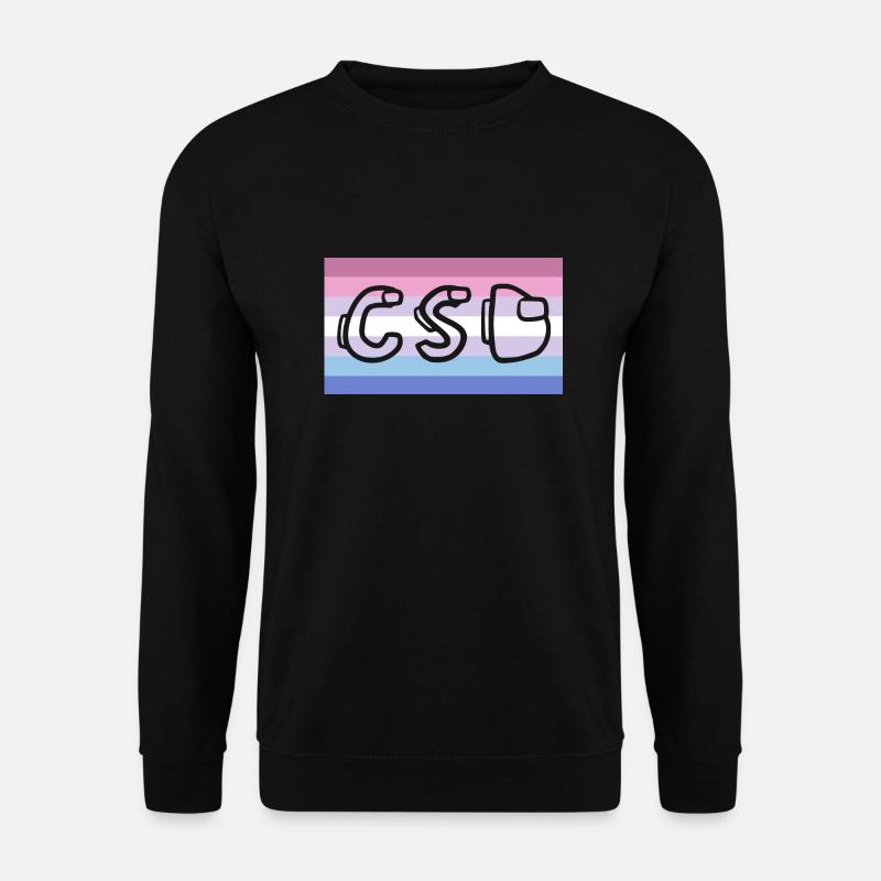 bigender pride CSD - Unisex Pullover - Schwarz
