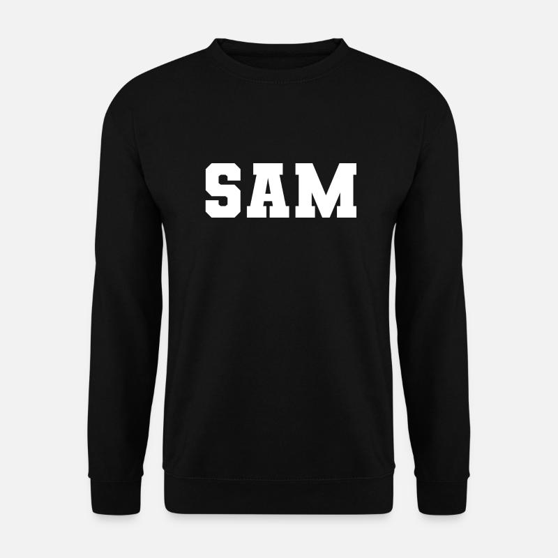 Name - Säm - Unisex Sweatshirt - black