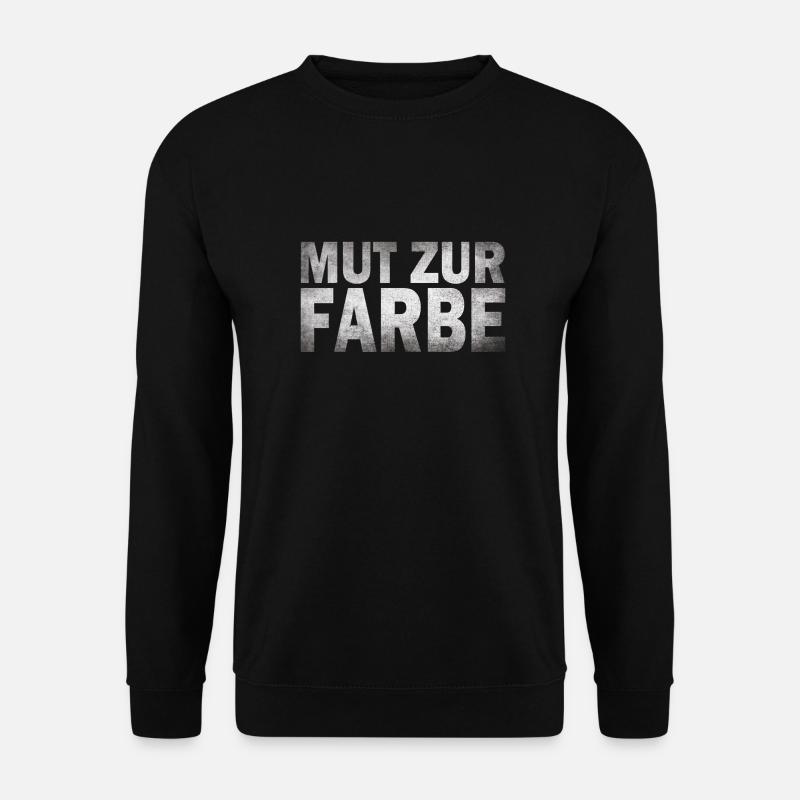 Courage to use colour - Unisex Sweatshirt - black
