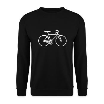 Racer - Unisex Sweatshirt - black - Front - Alina (178cm) & Michal (187cm)