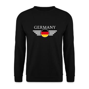 T-shirt Allemagne : Culture, Style, Unicité - Sweat-shirt Unisexe - noir - Devant - Alina (178cm) & Michal (187cm)