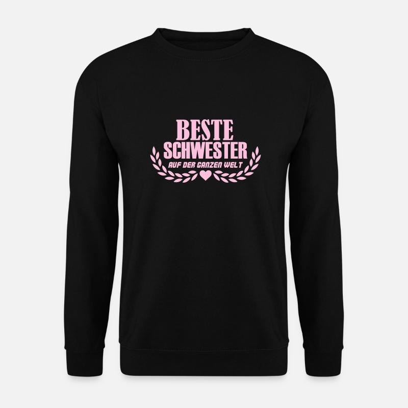 beste schwester 002 - Unisex Pullover - Schwarz