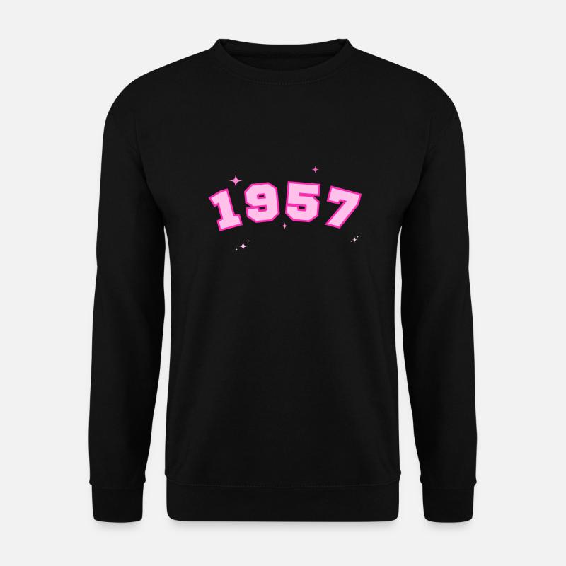 1957 Rose Star - Unisex Sweatshirt - black