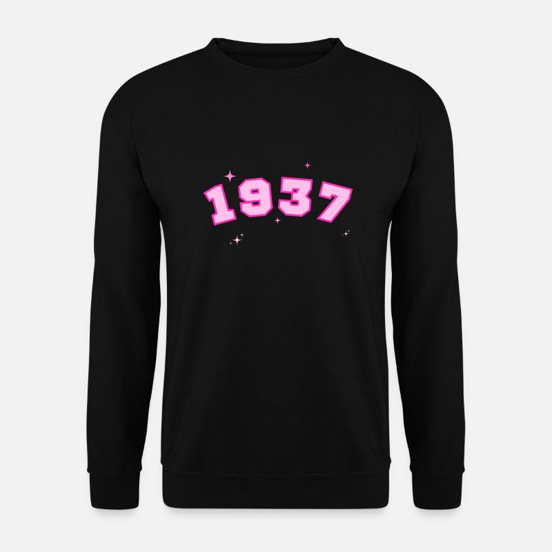 1937 Rosenstern - Unisex Pullover - Schwarz