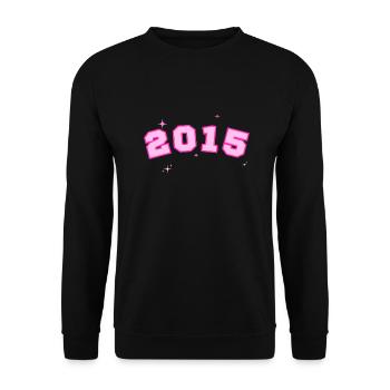 2015 Pinker Stern - Unisex Pullover - Schwarz - Vorne - Alina (178cm) & Michal (187cm)