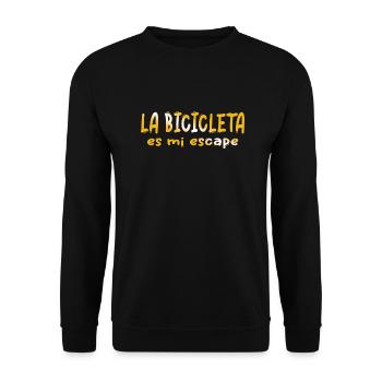 Fahrrad Fahrräder Fahrrad Radfahrer Fahrrad Biker MTB 13 - Unisex Pullover - Schwarz - Vorne - Alina (178cm) & Michal (187cm)