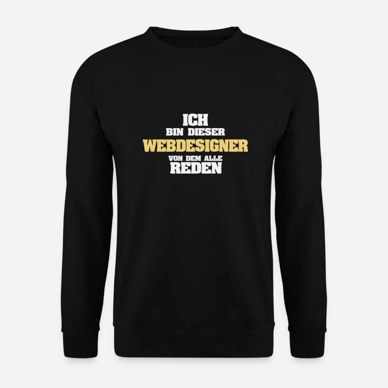 Web designer as a profession - Unisex Sweatshirt - black
