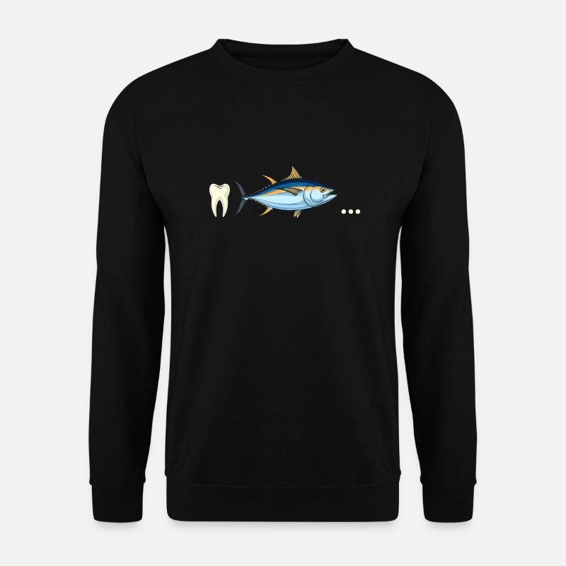 Thunfisch-Zahn ... - Unisex Pullover - Schwarz