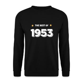 Das Beste von 1953 - Unisex Pullover - Schwarz - Vorne - Alina (178cm) & Michal (187cm)