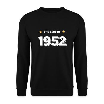 Das Beste von 1952 - Unisex Pullover - Schwarz - Vorne - Alina (178cm) & Michal (187cm)