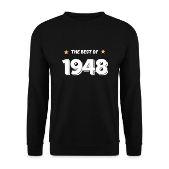 Best of 1948 - Unisex Sweatshirt - black - Front - Alina (178cm) & Michal (187cm)
