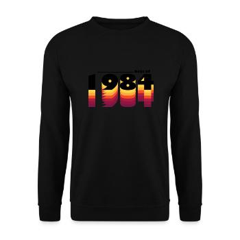 Das Beste aus 1984, 41. Geburtstagsparty, zeitlos - Unisex Pullover - Schwarz - Vorne - Alina (178cm) & Michal (187cm)