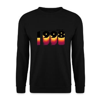 Best of 1998 - Celebrate 27 Years in Vintage - Unisex Sweatshirt - black - Front - Alina (178cm) & Michal (187cm)
