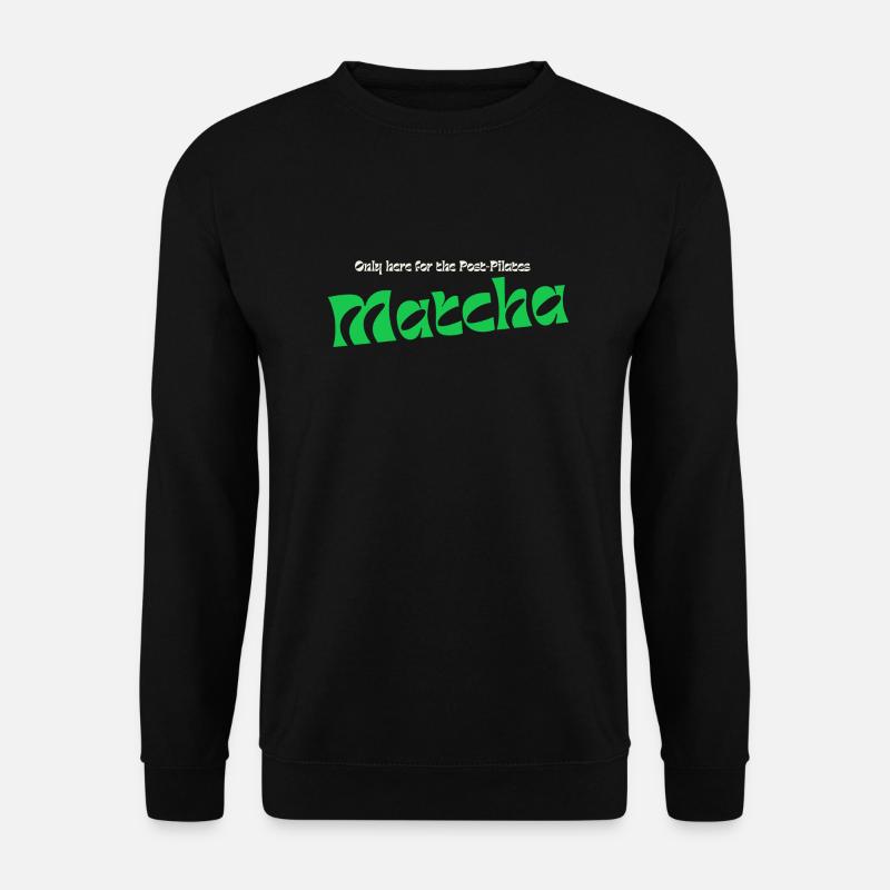 Post Pilates Matcha Green - Unisex Pullover - Schwarz