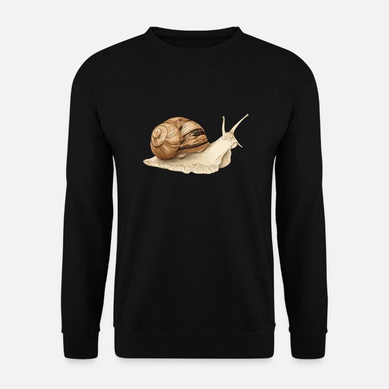 Snail - Unisex Sweatshirt - black