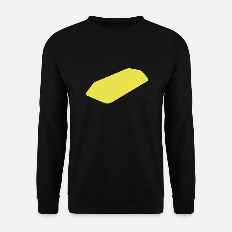 Goldbarren, Gold - Unisex Pullover - Schwarz