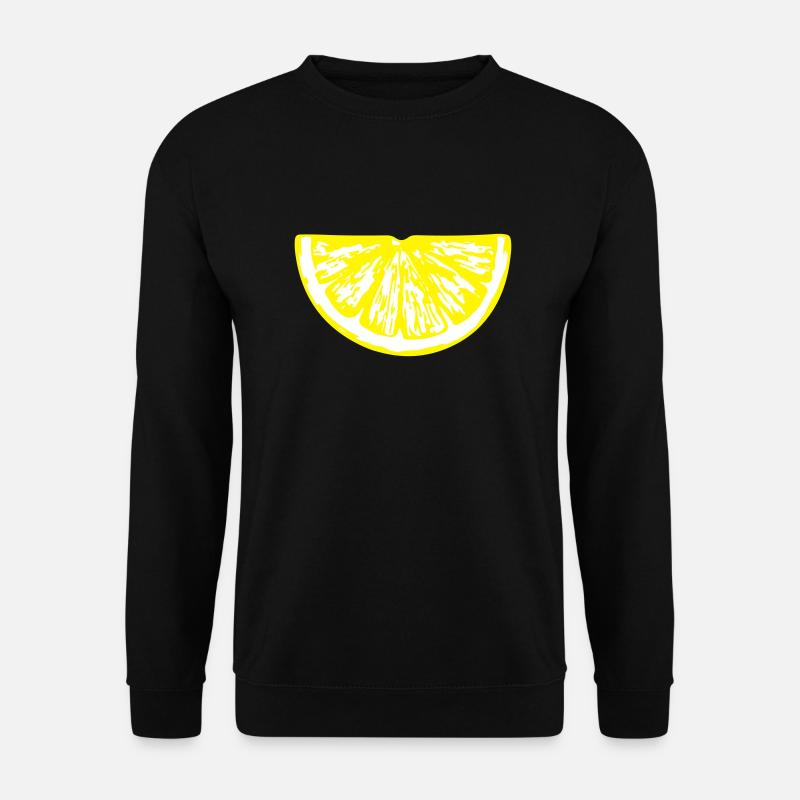 lemon_slice - Unisex Pullover - Schwarz