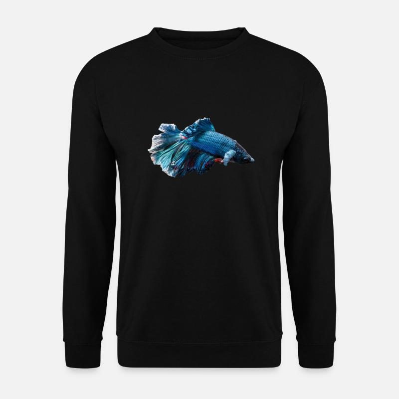 Siamesischer Kampffisch - Siam Betta - Unisex Pullover - Schwarz