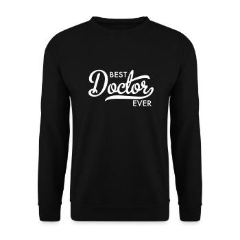 Best Doctor ever - Unisex Pullover - Schwarz - Vorne - Alina (178cm) & Michal (187cm)