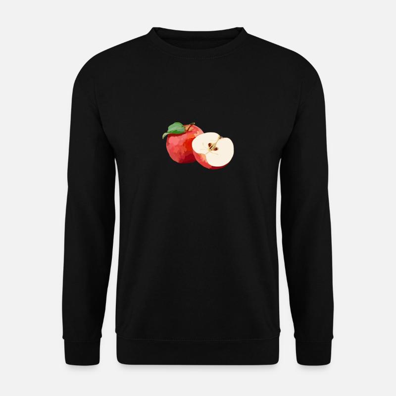 Apfel - Unisex Pullover - Schwarz