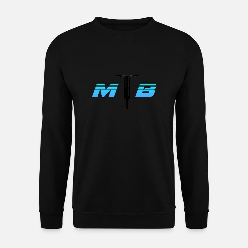 MTB Silhouette - Unisex Pullover - Schwarz