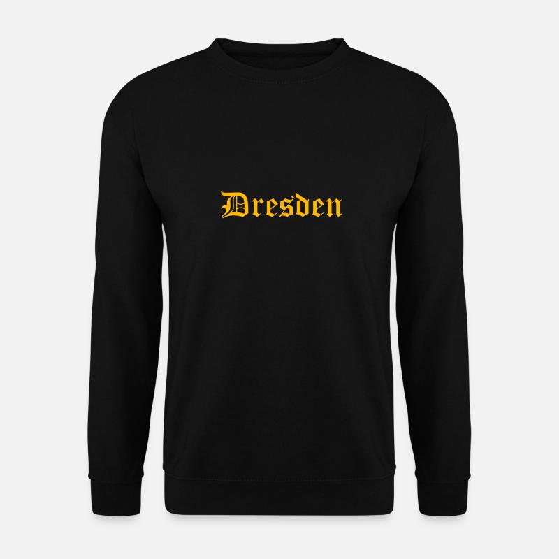 Dresden Schriftzug altdeutsch - Unisex Pullover - Schwarz