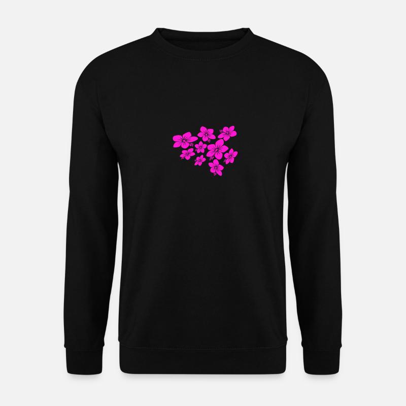 blumen - Unisex Pullover - Schwarz