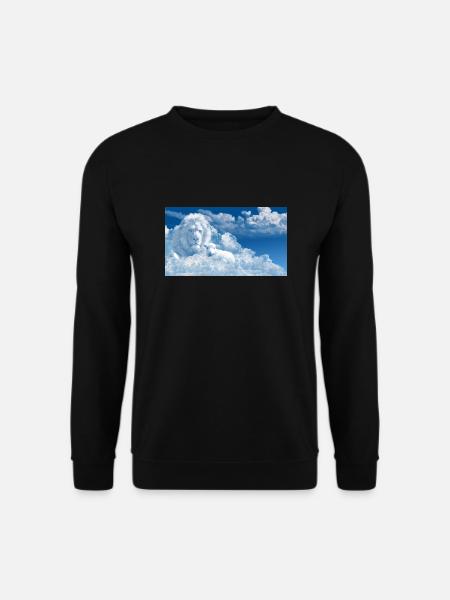 The lion and sheep - Unisex Sweatshirt - black