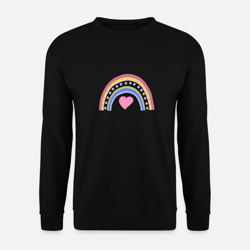 regenbogen - Unisex Pullover - Schwarz