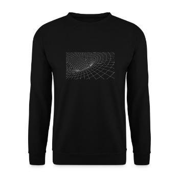 Trou noir Black Hole - Sweat-shirt Unisexe - noir - Devant - Alina (178cm) & Michal (187cm)