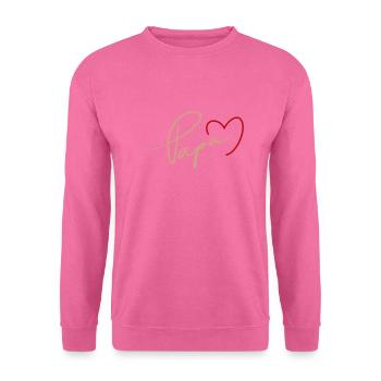Fête des pères - Sweat-shirt Unisexe - rose - Devant