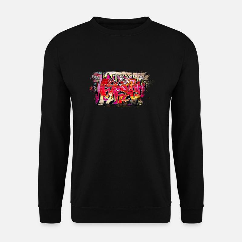 Graffiti - Unisex Pullover - Schwarz