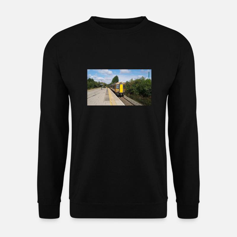 Railway Train Approach 001 - Unisex Sweatshirt - black