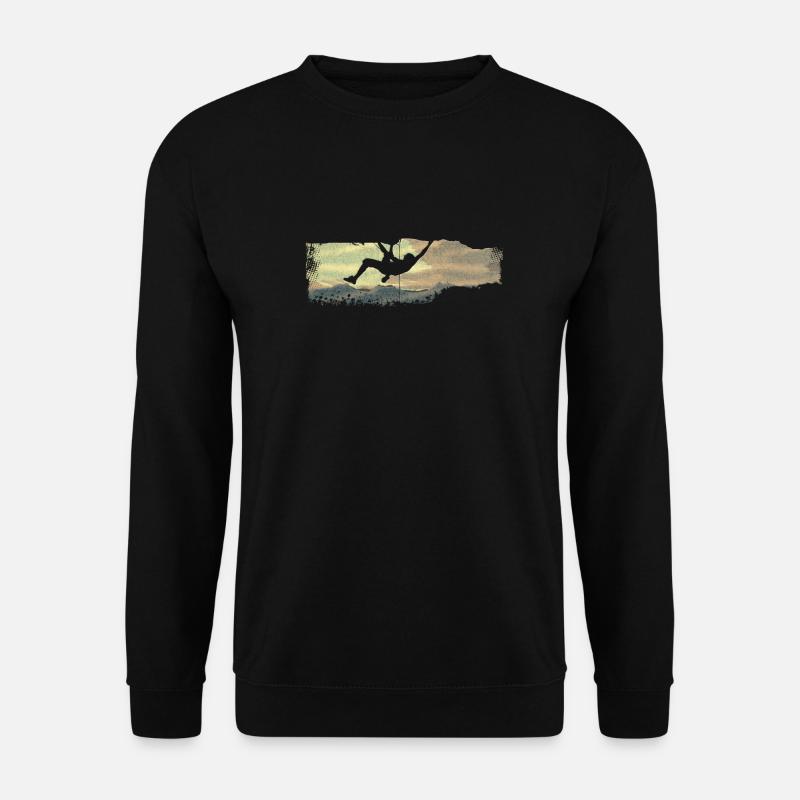 extreme climbing :: Extrem Klettern - Unisex Pullover - Schwarz