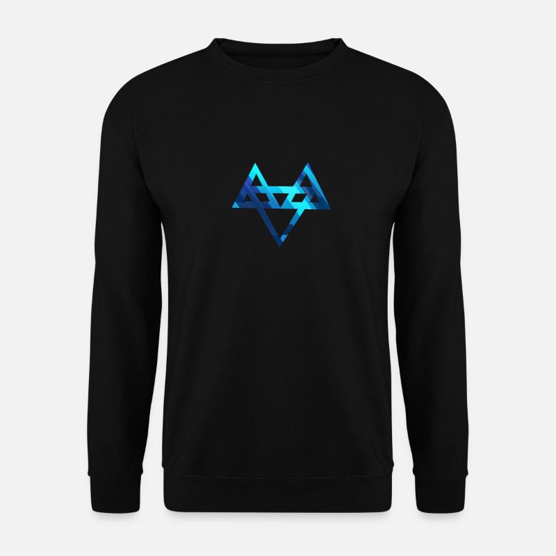 Neffex 3D Blue Logo 1 - Unisex Sweatshirt - black